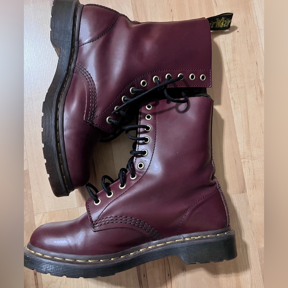 Dr. Martens Limited edition burgundy doc martens 523 of 1460 sold